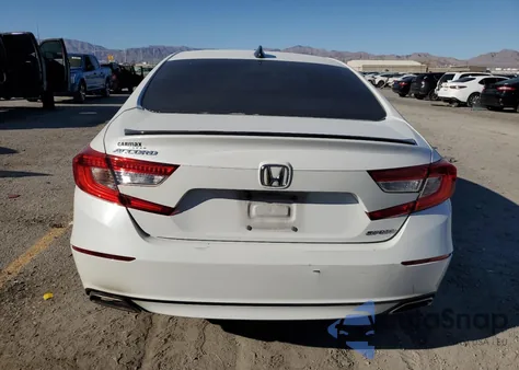 2021 Honda Accord Sport из США, поврежденный, VIN 1HGCV1F3XMA045079